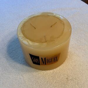 Vintage The Pomeroy Collection San Miguel 6” x 6” Candle